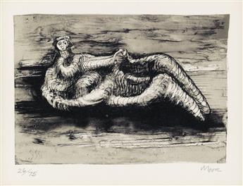 HENRY MOORE Two prints.